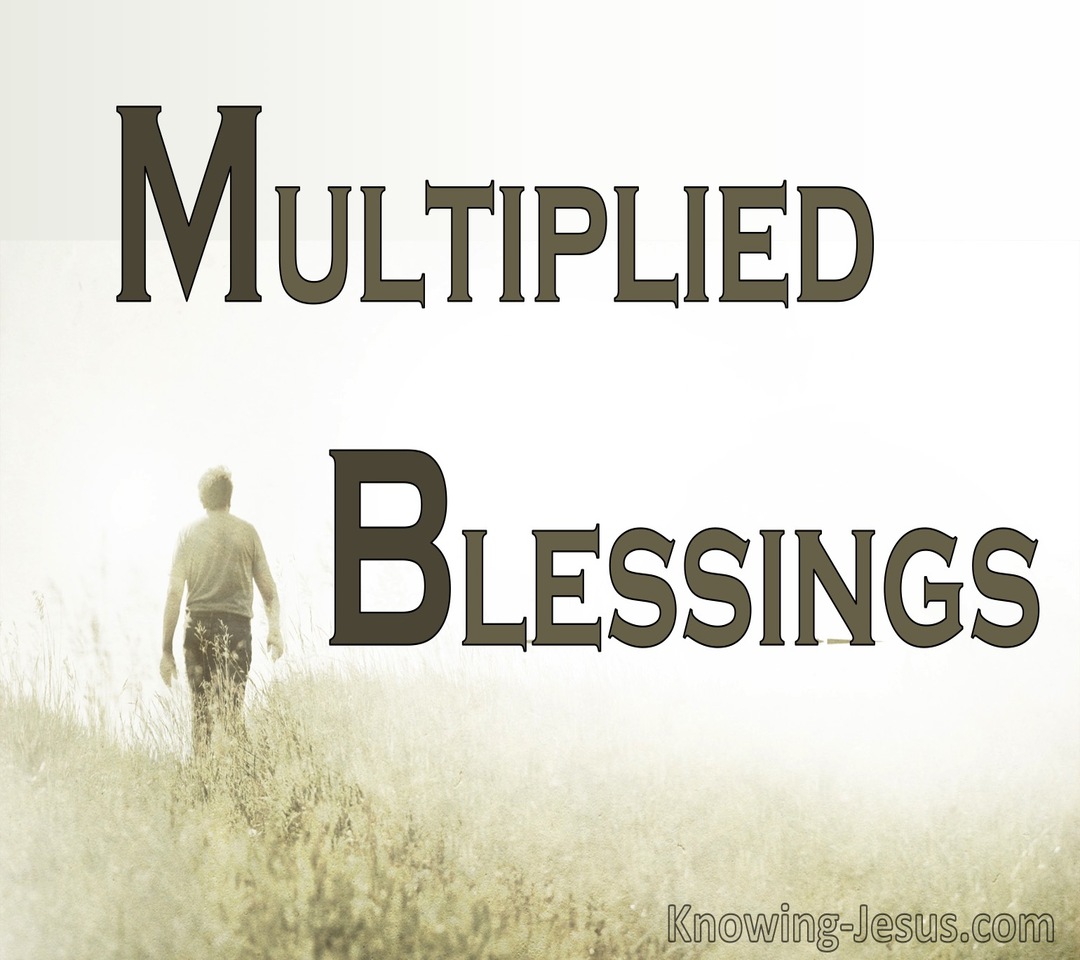 Multiplied Blessings (devotional)10-01 (beige)